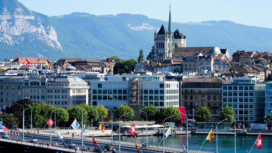 Швейцарын нийслэл Женев