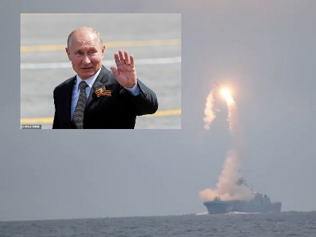 Владимир Путины төрсөн өдөрт зориулан дуунаас хурдан далавчит пуужин туршжээ