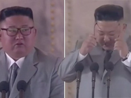 ВИДЕО: Хойд Солонгосын удирдагч Ким Жон Ун цэргийн парадад үг хэлэх үеэрээ уйлжээ