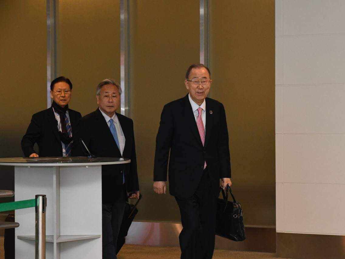 НҮБ-ын Ерөнхий нарийн бичгийн дарга асан Бан Ги Мүн чуулга уулзалтанд оролцохоор Монголд иржээ