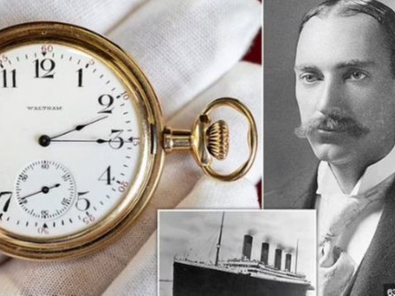 Титаник хөлөг онгоцны хамгийн баян хүний цогцсоос олдсон алтан халаасны цаг 2.5 сая доллараар зарагджээ 